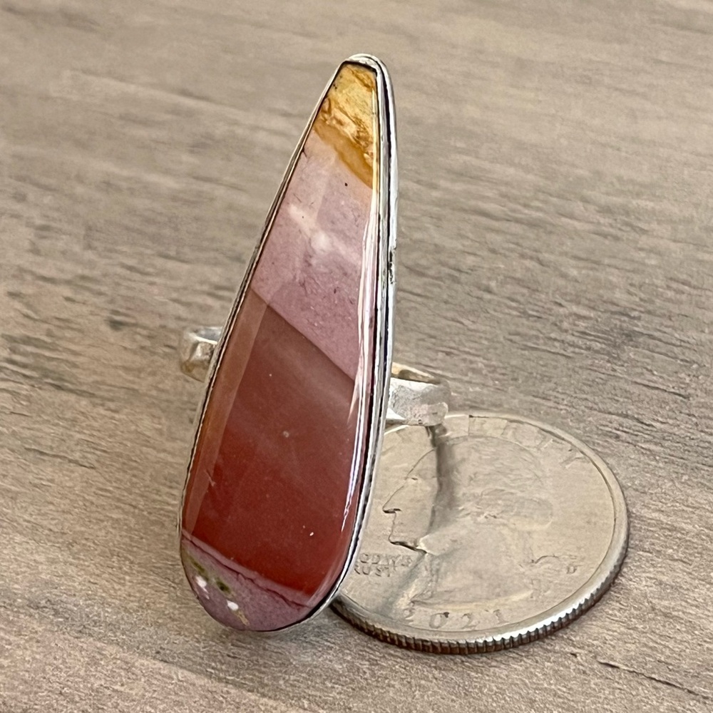 MARVELOUS! Mookaite Jasper Gemstone Ring